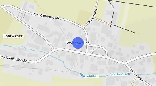 Bodenrichtwertkarte Weissach im Tal Wattenweiler